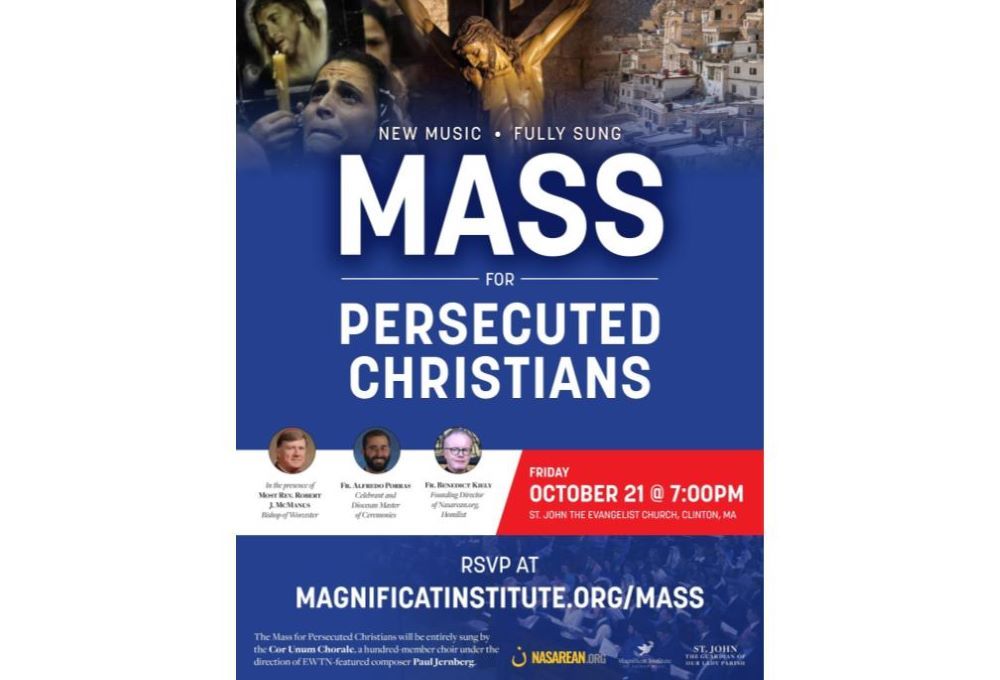 World premier of Mass for Persecuted Christians at second United States shrine installation